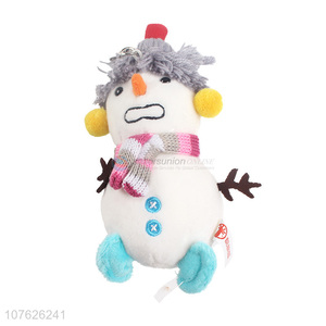 High Quality Colorful Snowman <em>Plush</em> Toy For Sale