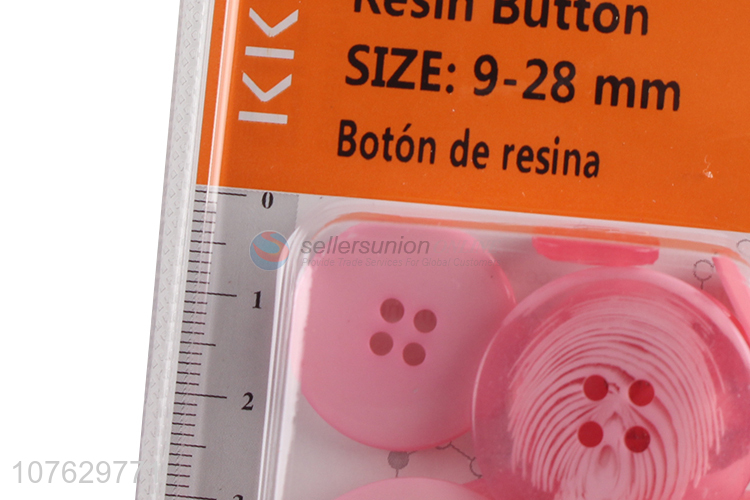 Hot selling different sizes round resin button coat button