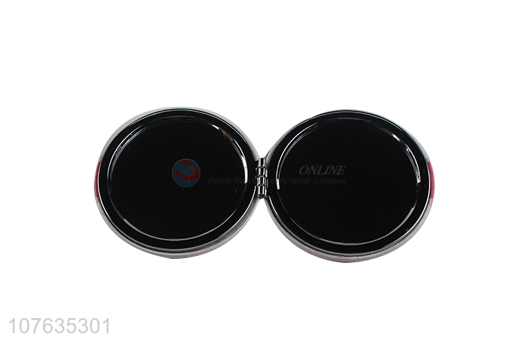 Personalized fashionable small round folding cosmetic makeup mirror