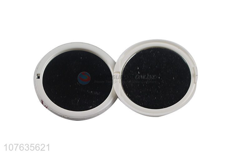 Fashionable round shape cute design double sides makeup mirror