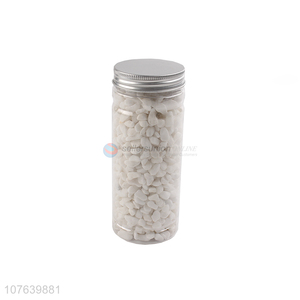 Low price 6-9mm bonsai decoration white stone