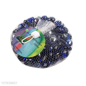 Wholesale low price dark cobalt blue bright flat glass ball