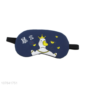 Hot selling cartoon duck ice pack eye mask eyeshades for sleep