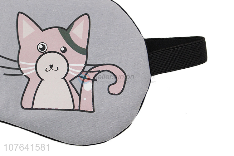 Popular products cartoon cat office nap eye mask travel eye patch