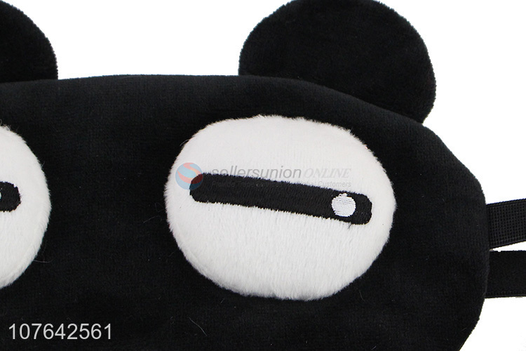 New design cartoon comfortable travel short plush sleep eye mask