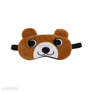 Competitive price cosy cartoon dog sleep eye mask gel eye mask