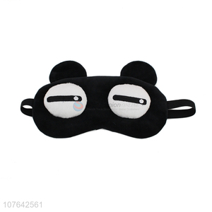 New design cartoon comfortable travel short plush sleep eye mask