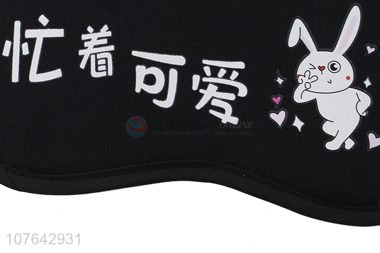 New products cute hanzi printed gel sleep eye mask office eye mask