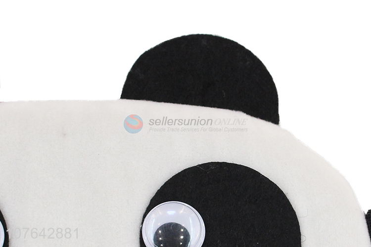 Hot selling comfortable travel sleeping eye mask cartoon panda blindfold