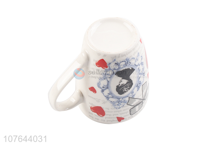 Hot sale creative hand-painted ceramic office breakfast milk coffee cup