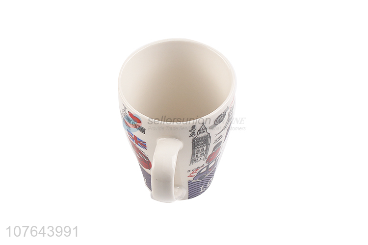 Modern style creative printing factory supply ceramic water cup