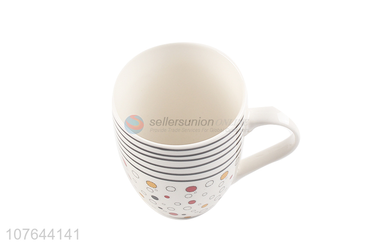 Most popular durable coffee ceramic water cup for promotion