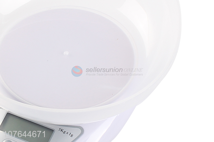 High quality multi-unit display electronic kitchen scale with bowl