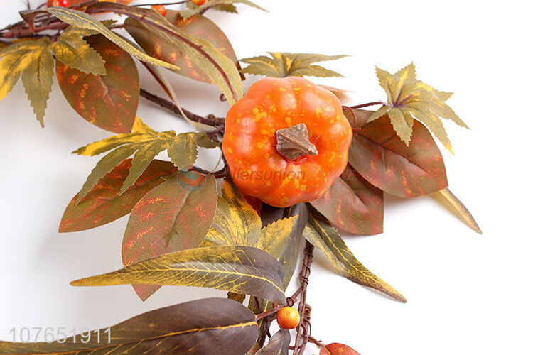 Autumn withered yellow style long vine decoration wreath vine