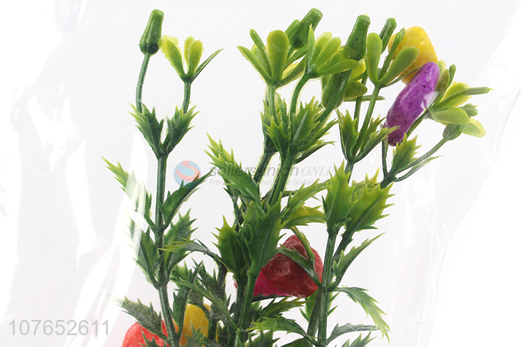 Wholesale Plastic Artificial Aquatic Plants Popular Aquarium Decorations