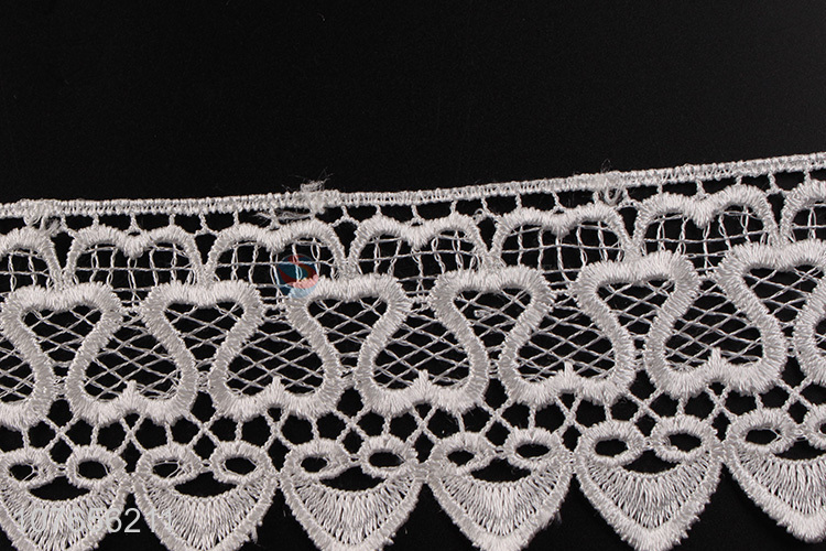 Factory made lace trim ribbon embroidery lace for clothing