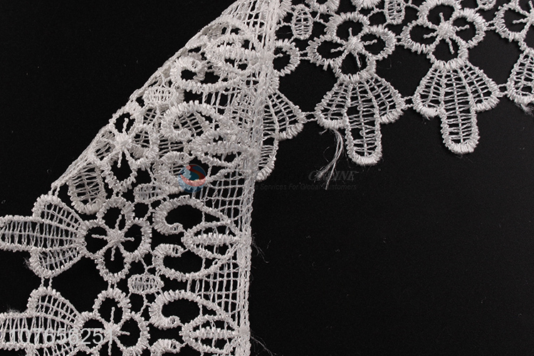 Top sale delicate white lace trim ribbon for clothing