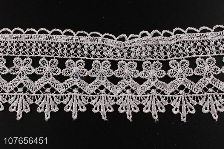 Fashion design durable lace trim for clothing