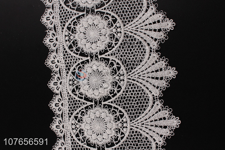 Best selling high quality lace trim ribbon with low price