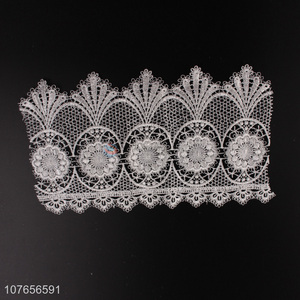 Best selling high quality lace trim ribbon with low price