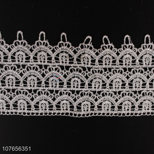 Fanshionable product good quality lace trim ribbon embroidery lace