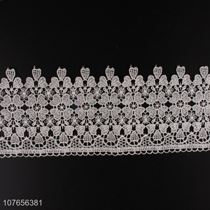 Wholesale promotional flower lace accessory lace embroidery ribbon 