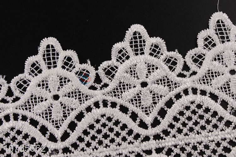 Delicate design lace trim ribbon embroidery lace