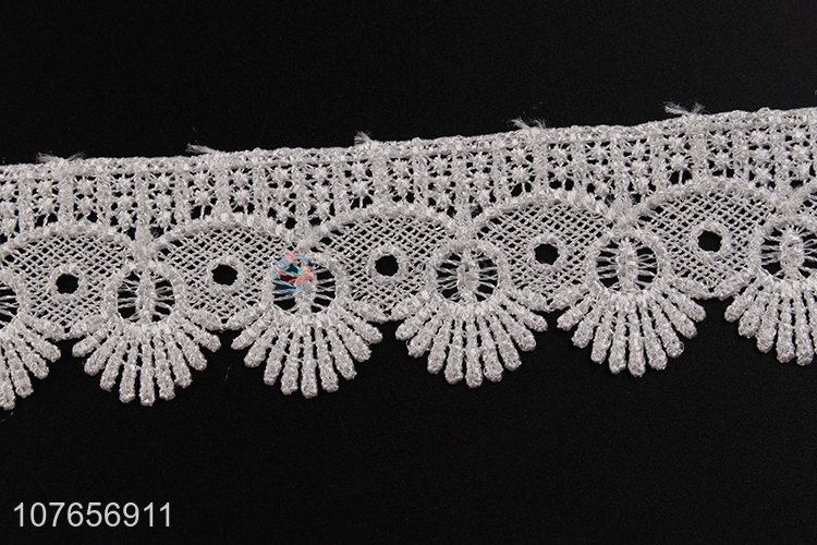 Most popular good quality lace trim ribbon with low price