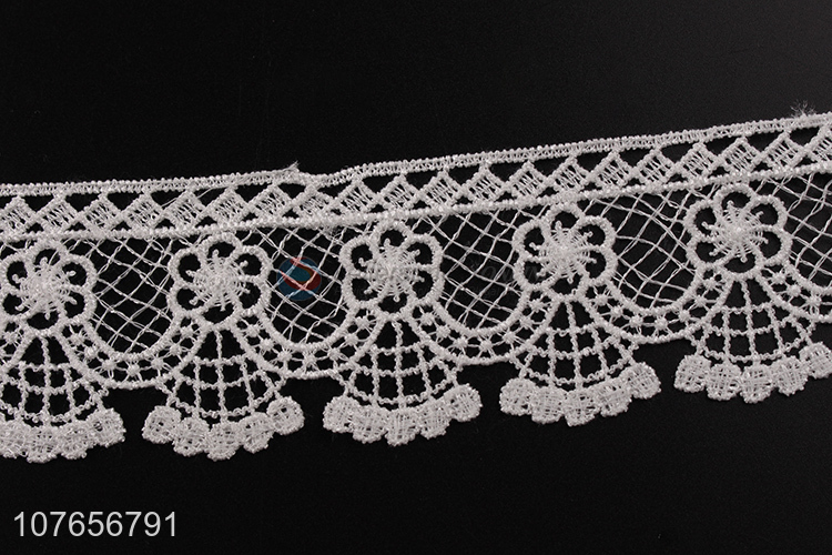 Popular product top quality polyester lace trim for clothing