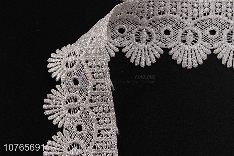 Most popular good quality lace trim ribbon with low price