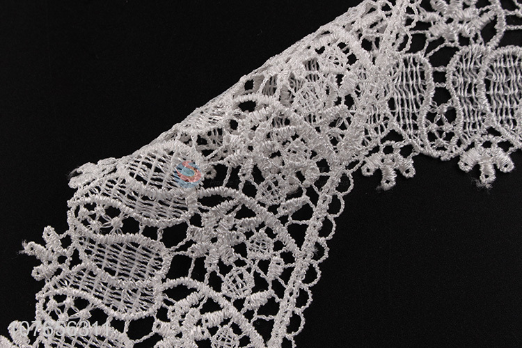 Popular product white polyester garment decoration lace ribbon