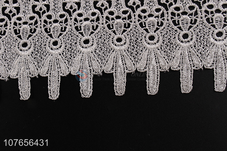 Best selling lace trim ribbon embroidery lace for clothing