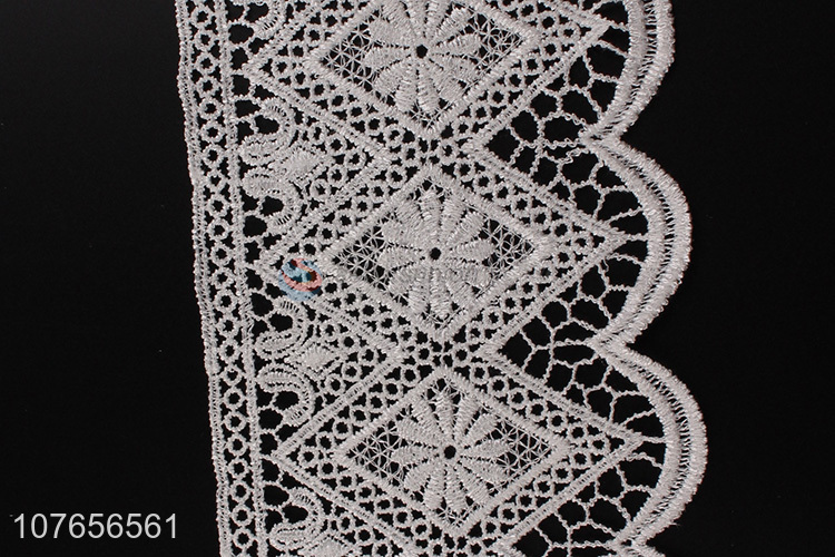 Hot sale white elegant guipure lace trim lace ribbon 