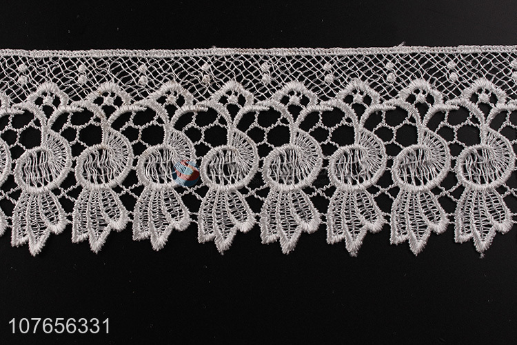 Wholesale factory price white lace ribbon for garment decoration