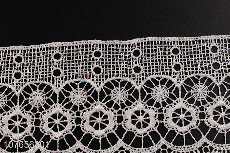 High quality nice durable lace trim ribbon for clothing decoration