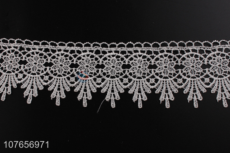 Classic design 6.5 cm wide lace trim for women dress