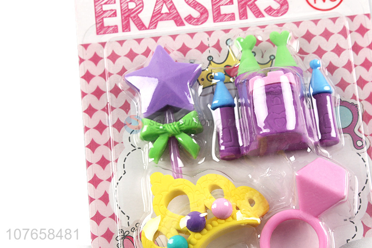 Children's fairy tale castle little princess eraser