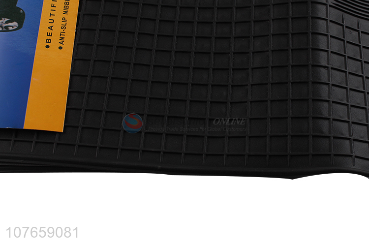 Good quality 4 pieces pvc car mat anti-slip car foot mat