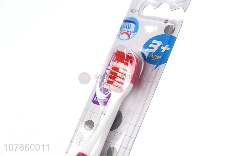 China factory kids cartoon toothbrush children plastic toothbrush