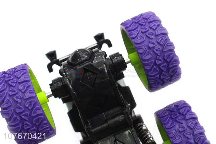 Hot sale purple wheel simulation off-road vehicle children's toy car