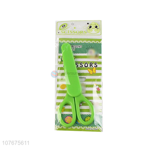 Best selling safety children scissors craft scissors with cover