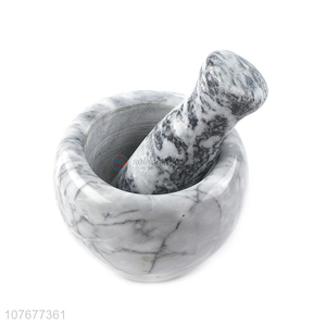 Best Quality Marble Mortar And Pestle For Crushing Herbs And Spices