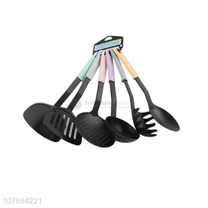 New Design 6 Pieces Colorful Handle Cooking Utensils Kitchenware Set