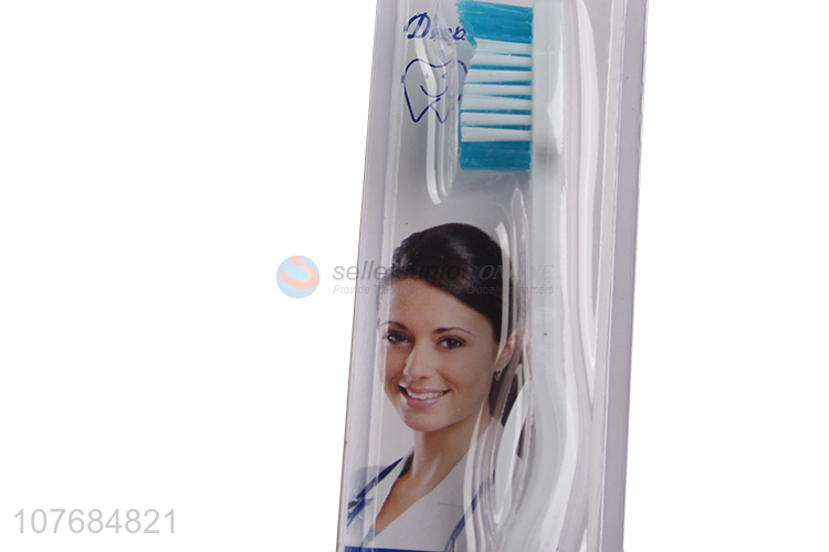 Wholesale high quality manual soft bristled adult toothbrush for gum protection