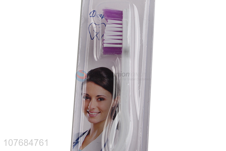 Hot selling adult toothbrush travel manual individually packaged toothbrush