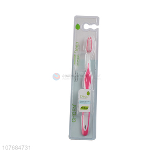 Manual adult soft toothbrush for cleaning oral cavity toothbrush with toothbrush cover