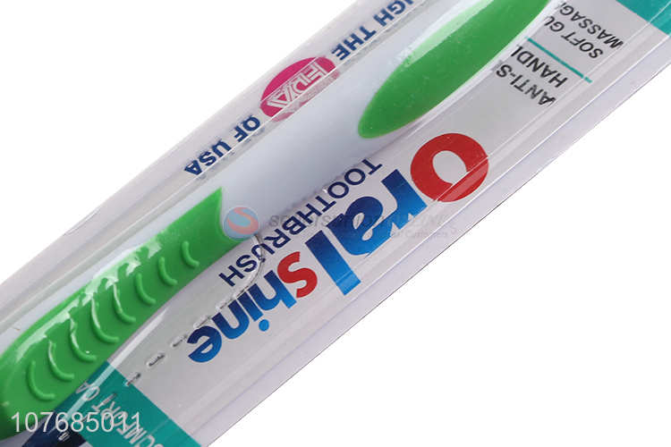 Creative design soft gum protection fresh adult soft toothbrush