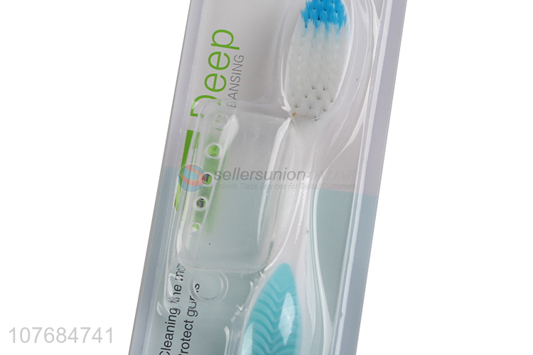 Wholesale household adult toothbrush soft bristles clean oral toothbrush