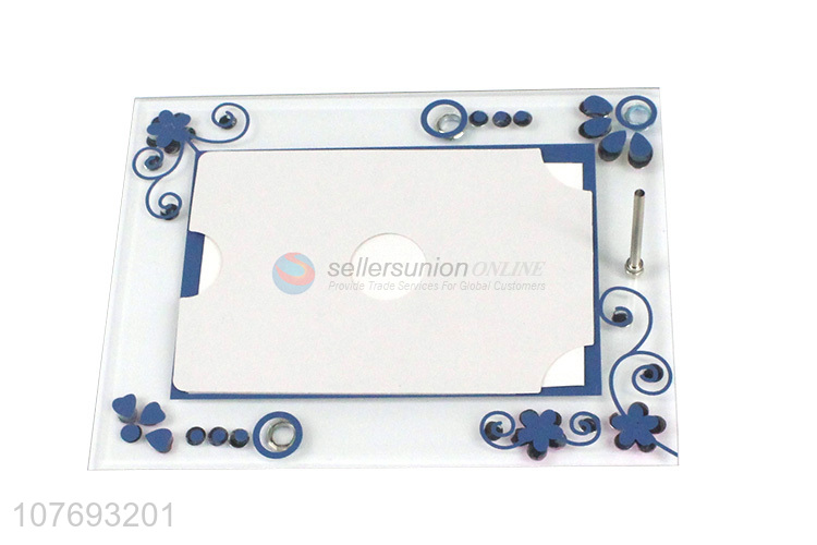 Simple Style Desk Picture Frame Glass Photo Frame For Decoration