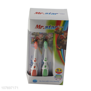 Creative design cartoon soft brush toothbrush for kids